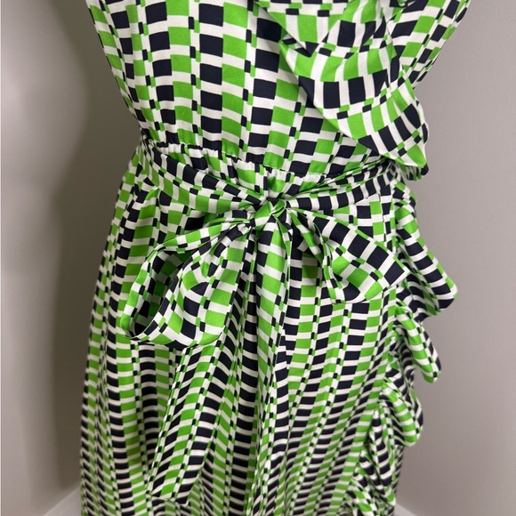 Kate Spade Green and Black Patterned Dress - Picture 3 of 11